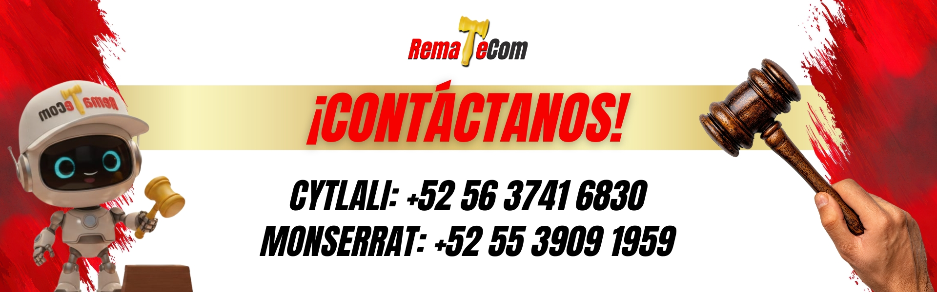 Banner promocional de Rematecom