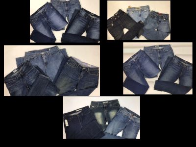 50 PZAS APROX DE PANTALONES DE MEZCLILLA