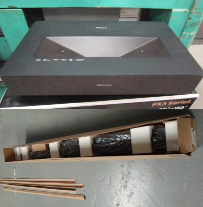 PROYECTOR CON PANTALLA BLANCA 100L5H