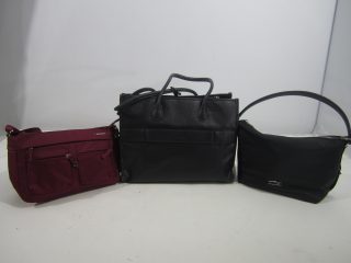 3 PZAS BOLSOS DE MANO DIVERSOS