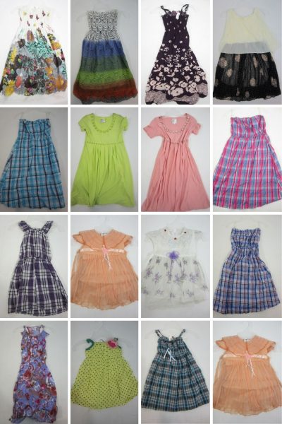 40 PZAS VESTIDOS PARA NIÑA DIVERSOS