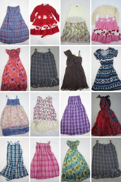 40 PZAS VESTIDOS PARA NIÑA DIVERSOS