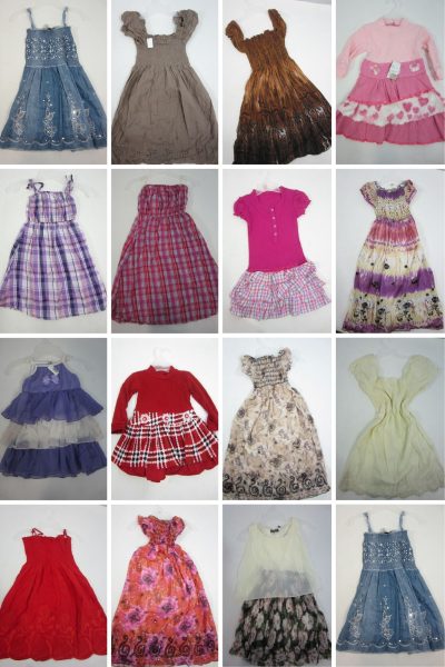 40 PZAS VESTIDOS PARA NIÑA DIVERSOS