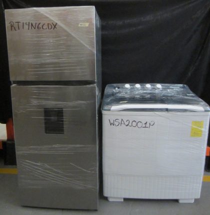 1 LAVADORA Y 1 REFRIGERADOR