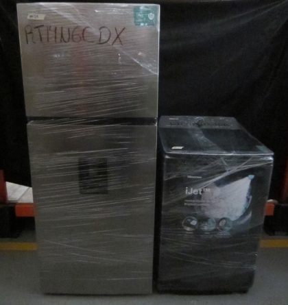 1 LAVADORA Y 1 REFRIGERADOR