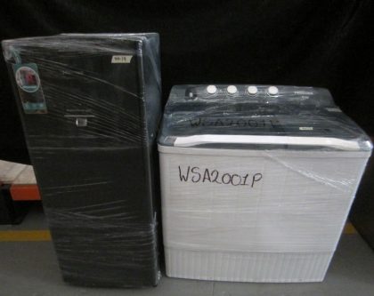 1 LAVADORA Y 1 REFRIGERADOR