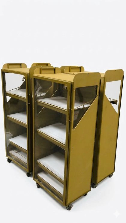 4 PZAS MUEBLES TIPO ALACENA
