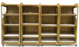 4 PZAS MUEBLES TIPO ALACENA