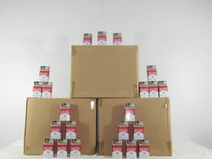 900 PZAS ESTUCHE METALICO DE LAMINA PROMOCIONAL PARA FUMADORES COLOR ROJO