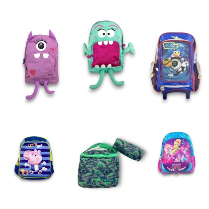 15 PZAS.  MOCHILAS INFANTILES