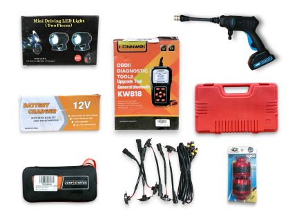 APROX. 27 PZAS. REFACCIONES DE AUTOMÓVIL Y MOTOCICLETA