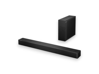 BARRA DE SONIDO HS205 - 2 BARRAS DE SONIDO CON SUBWOOFER HS2100
