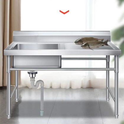 FREGADERO DE COCINA DE ACERO INOXIDABLE