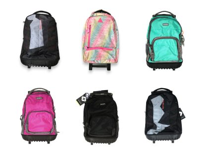 6 MOCHILAS DE CARRO.