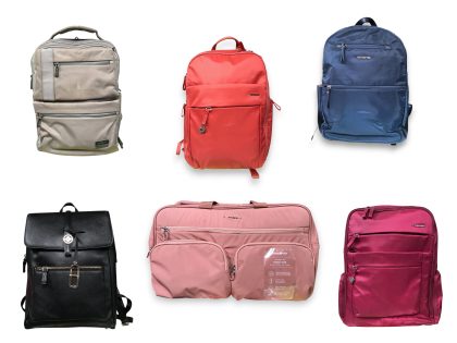 6 MOCHILAS DAMA.