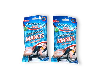 1000 PZAS. APROX. TOALLITAS ANTIBACTERIALES.
