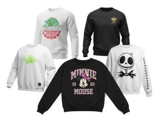 5 SUDADERAS.
