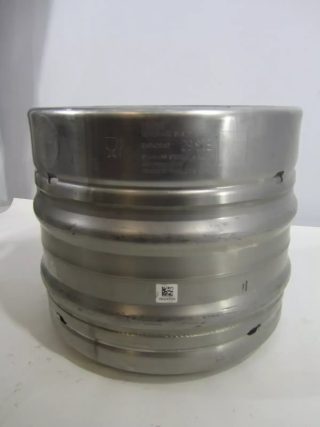 6 PZAS. BARRIL DE ACERO INOXIDABLE TIPO KEG.
