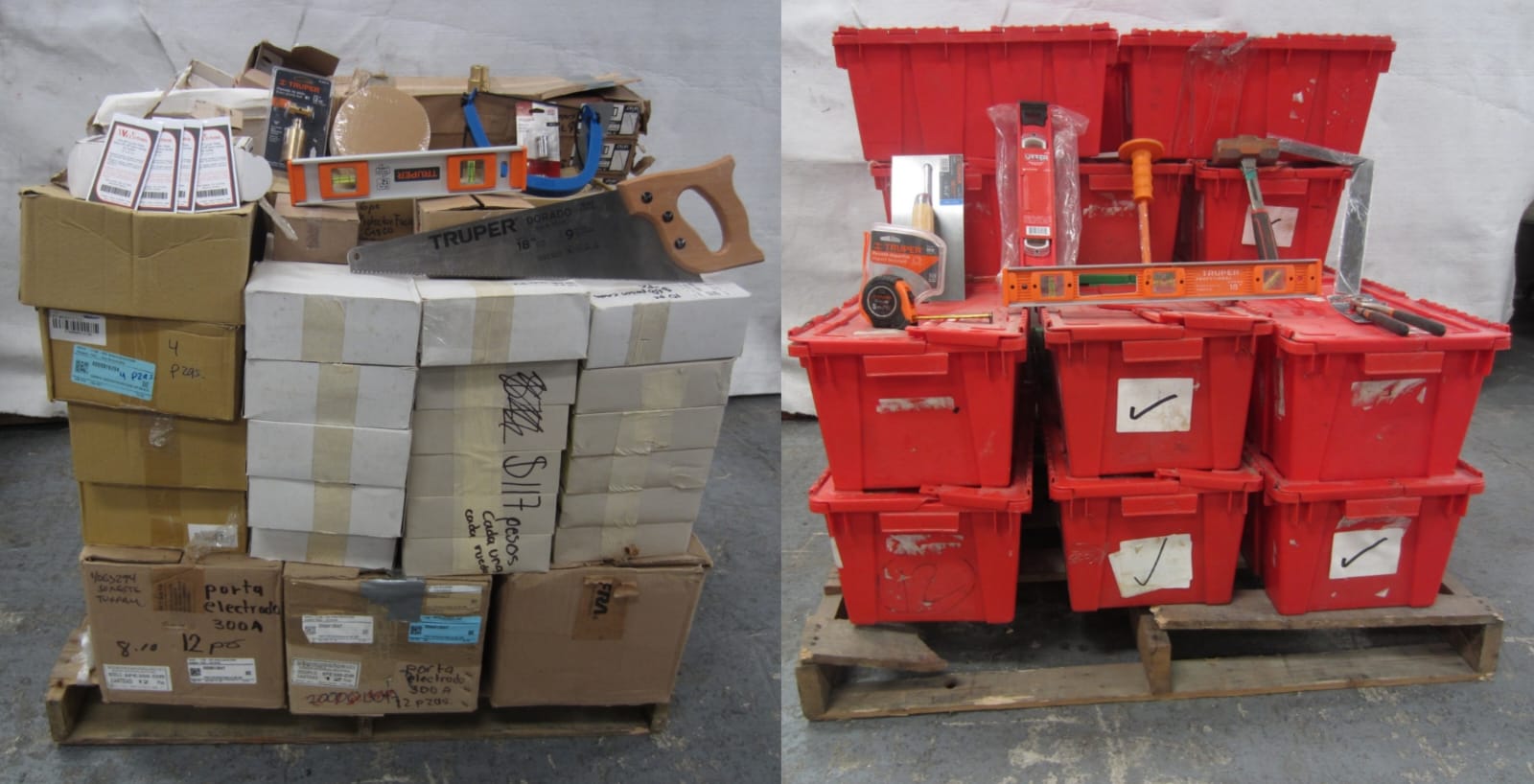 2,925 PZAS APROX DE HERRAMIENTAS MANUALES PARA USO DOMESTICO O PROFESIONAL