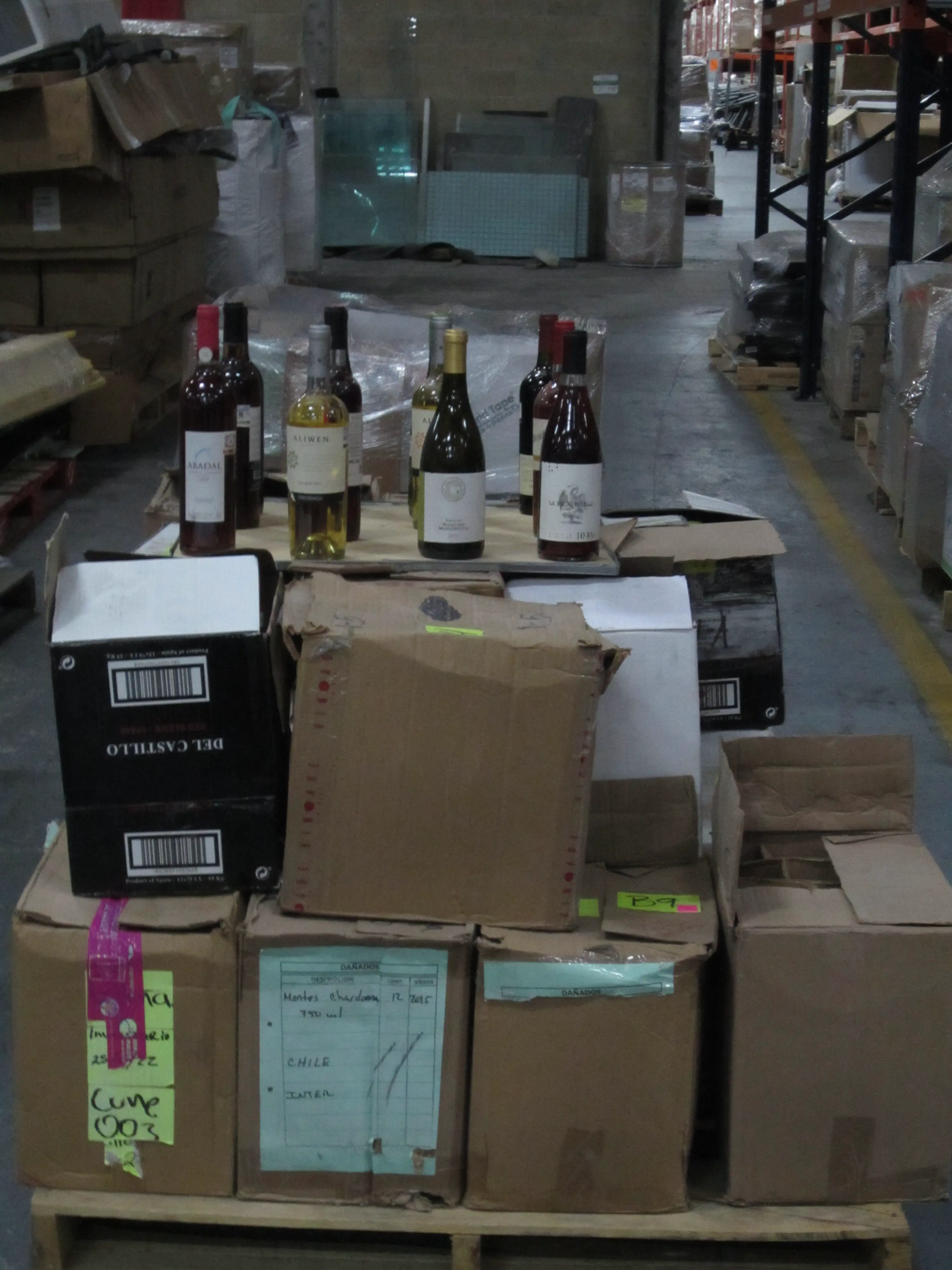 264 BOTELLAS DE VINOS,  DIVERSAS MARCAS Y TIPOS