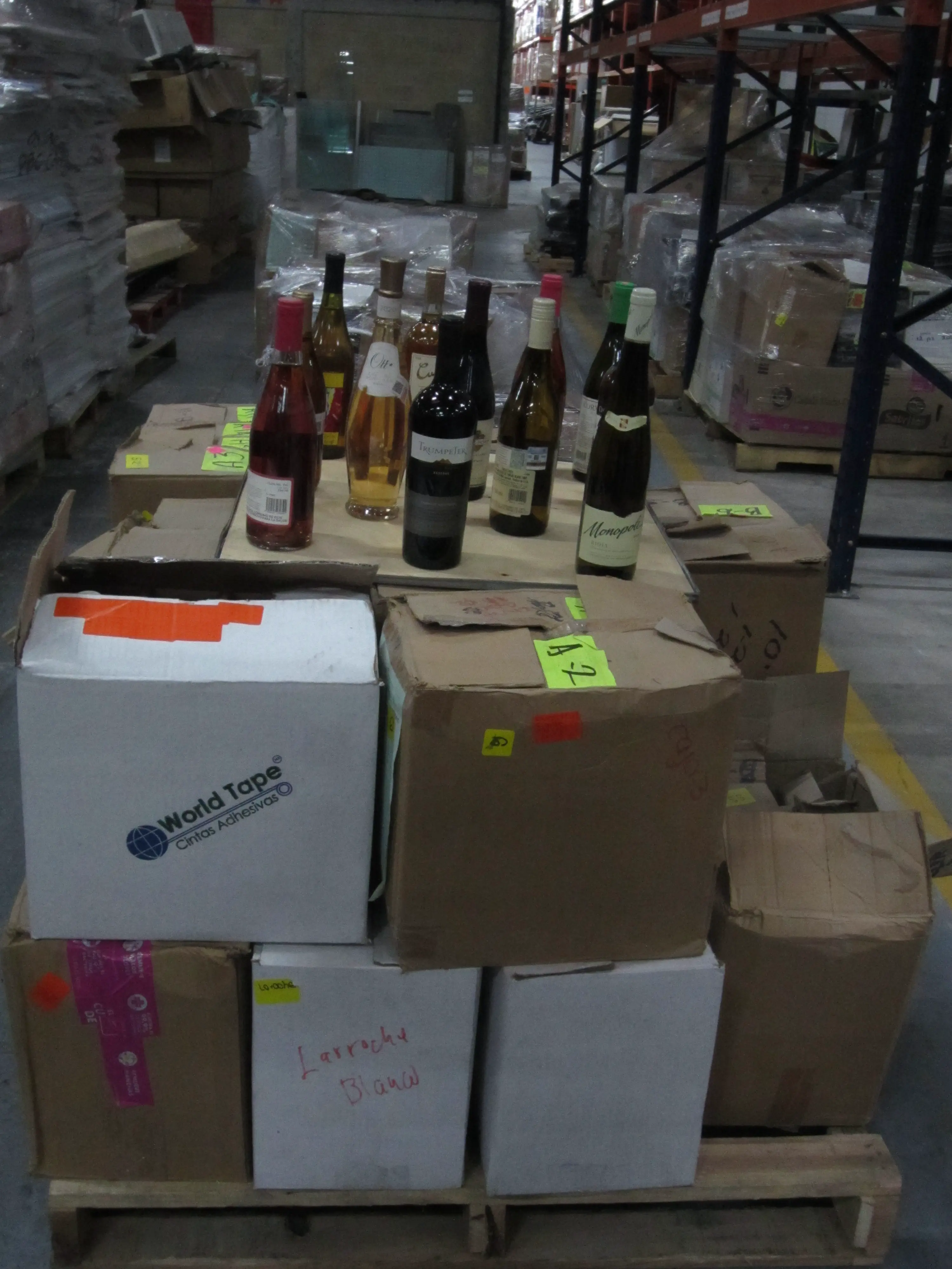 264 BOTELLAS DE VINOS,  DIVERSAS MARCAS Y TIPOS