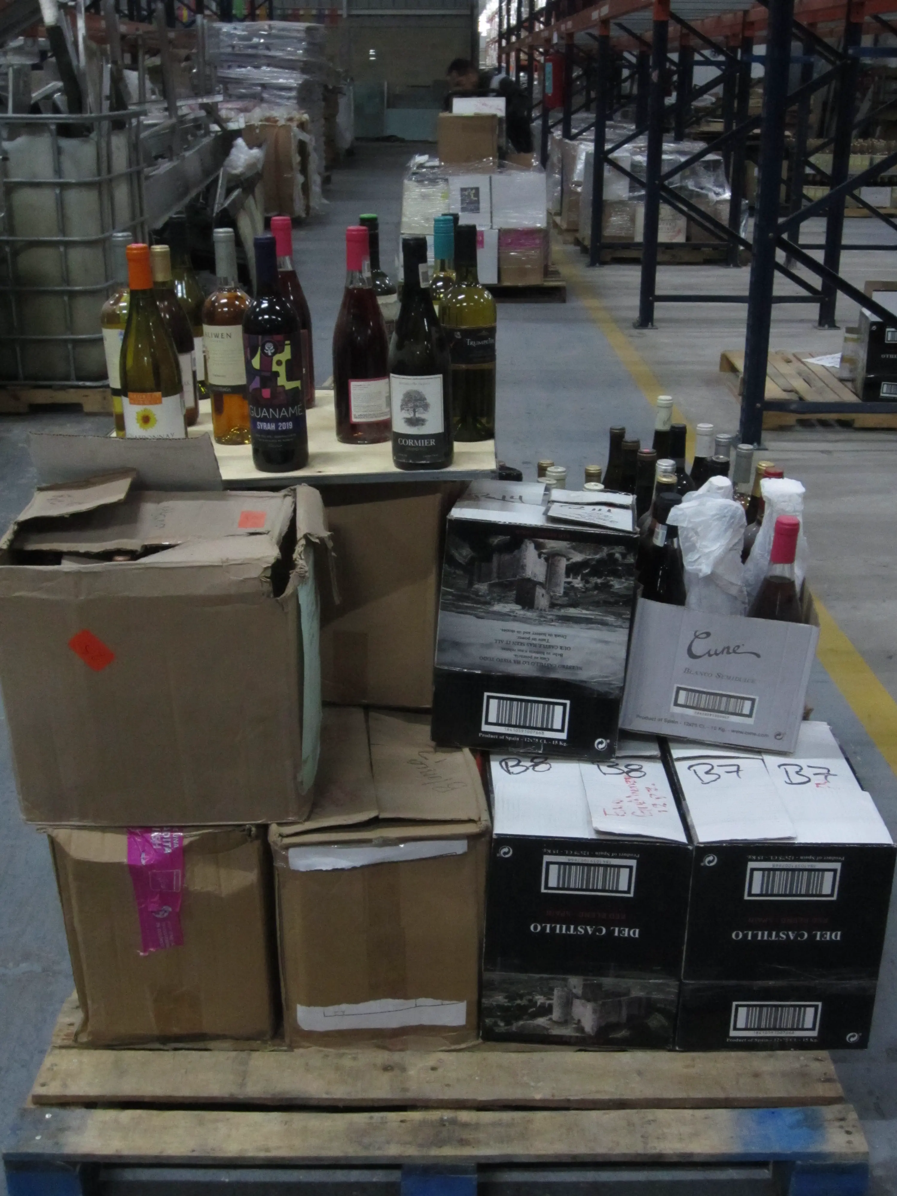 264 BOTELLAS DE VINOS,  DIVERSAS MARCAS Y TIPOS