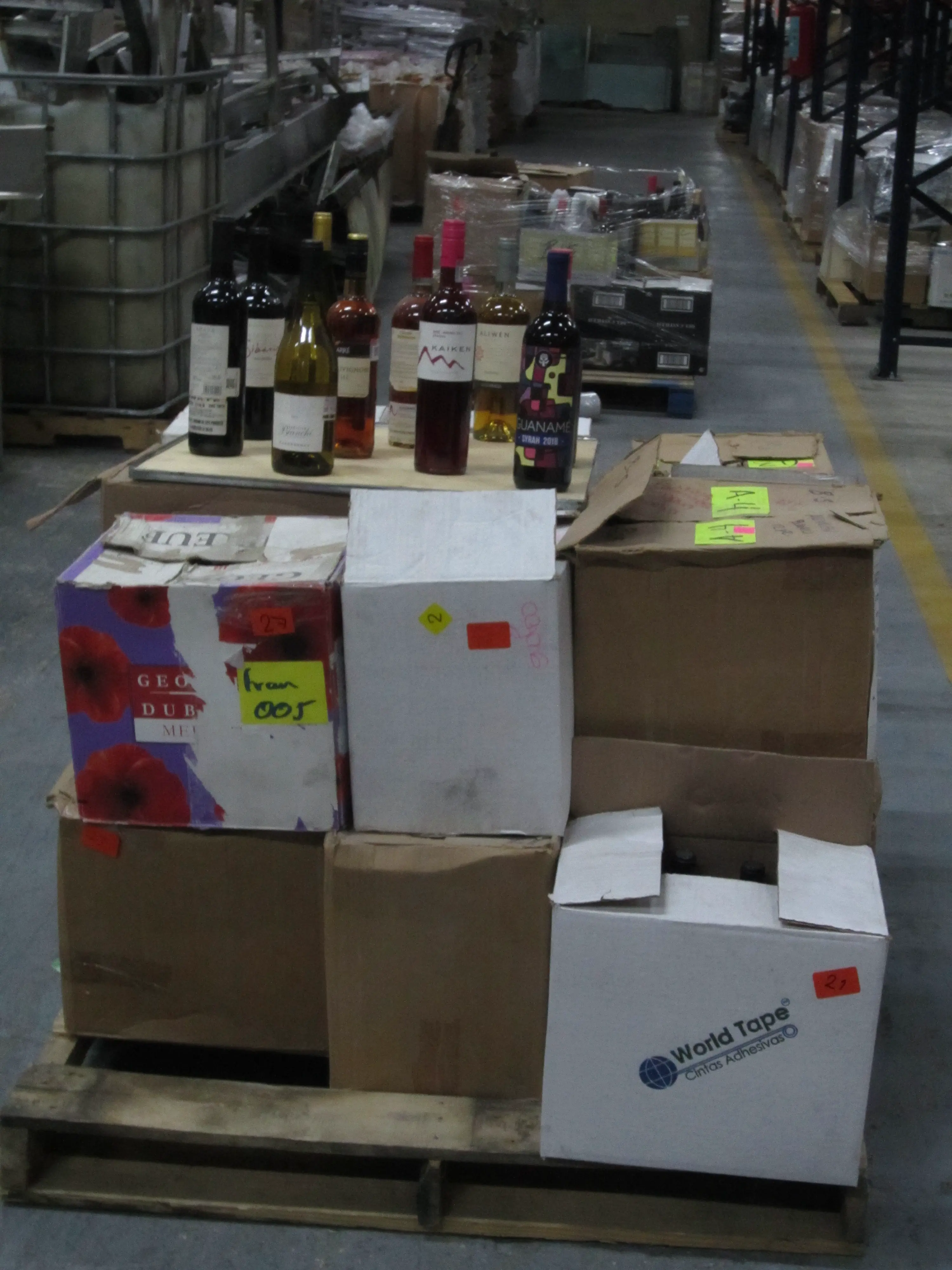264 BOTELLAS DE VINOS,  DIVERSAS MARCAS Y TIPOS