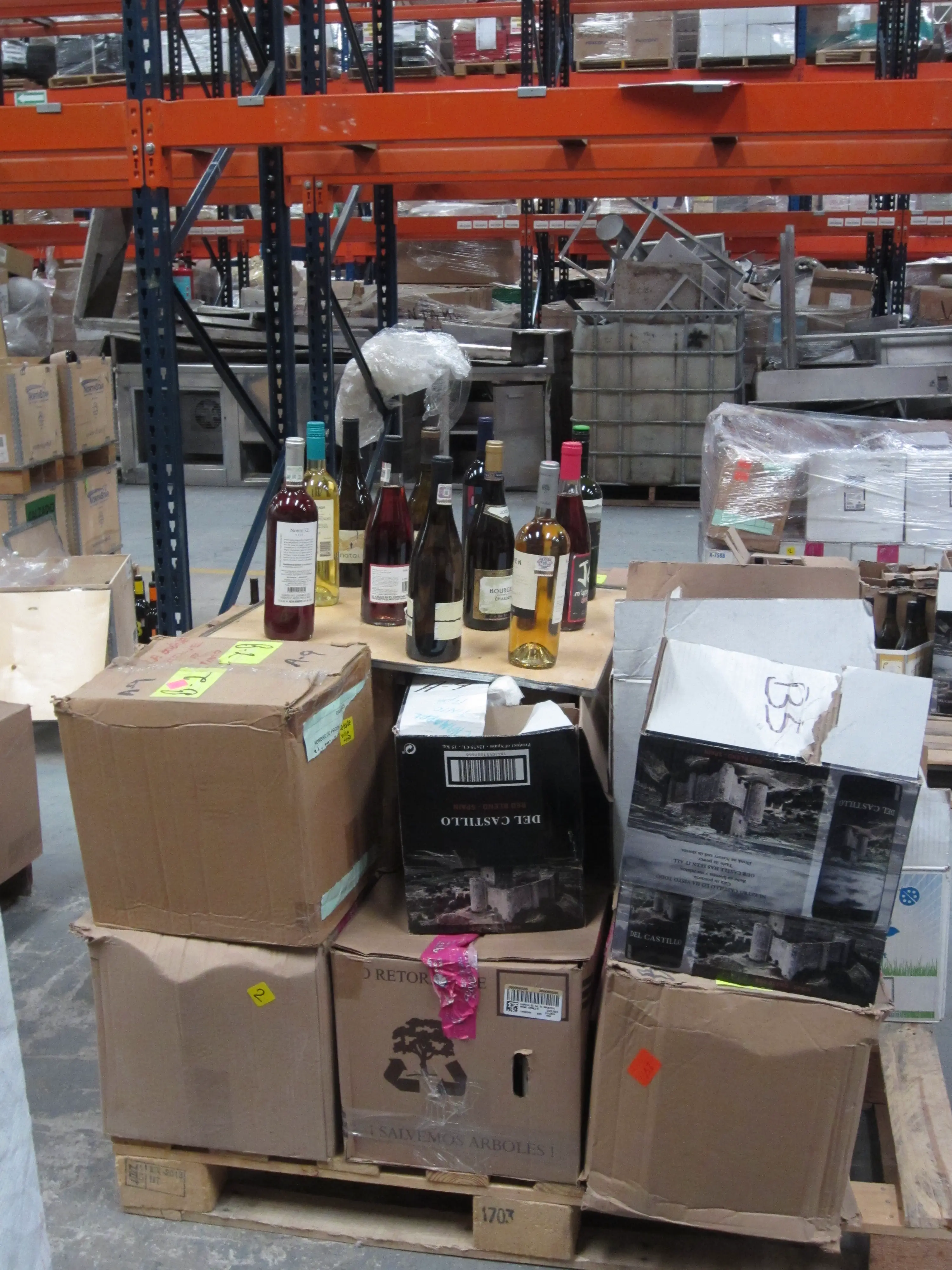 264 BOTELLAS DE VINOS,  DIVERSAS MARCAS Y TIPOS