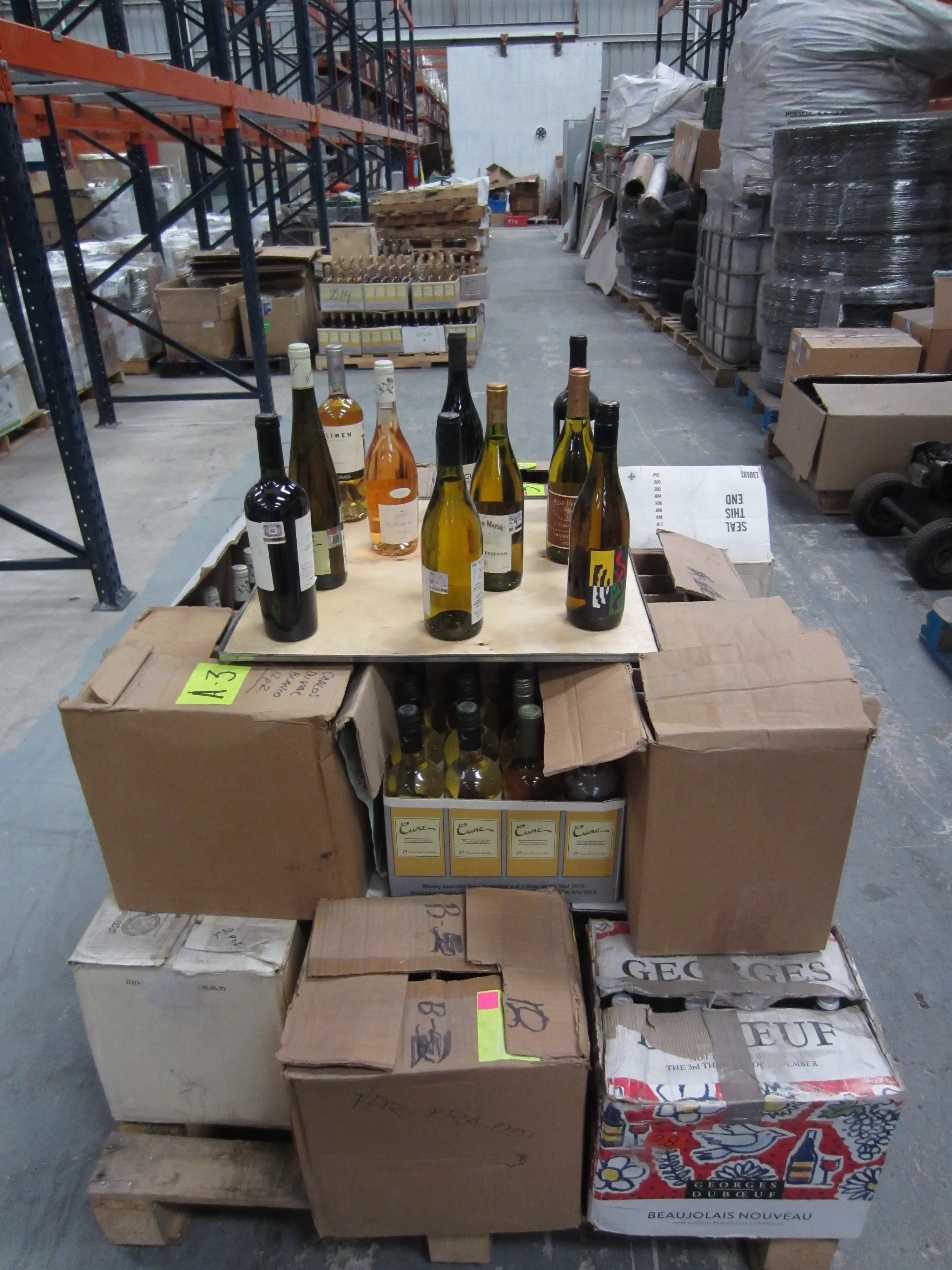264 BOTELLAS DE VINOS,  DIVERSAS MARCAS Y TIPOS