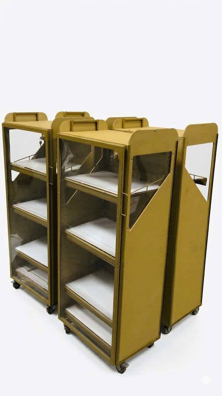 4 PZAS MUEBLES TIPO ALACENA