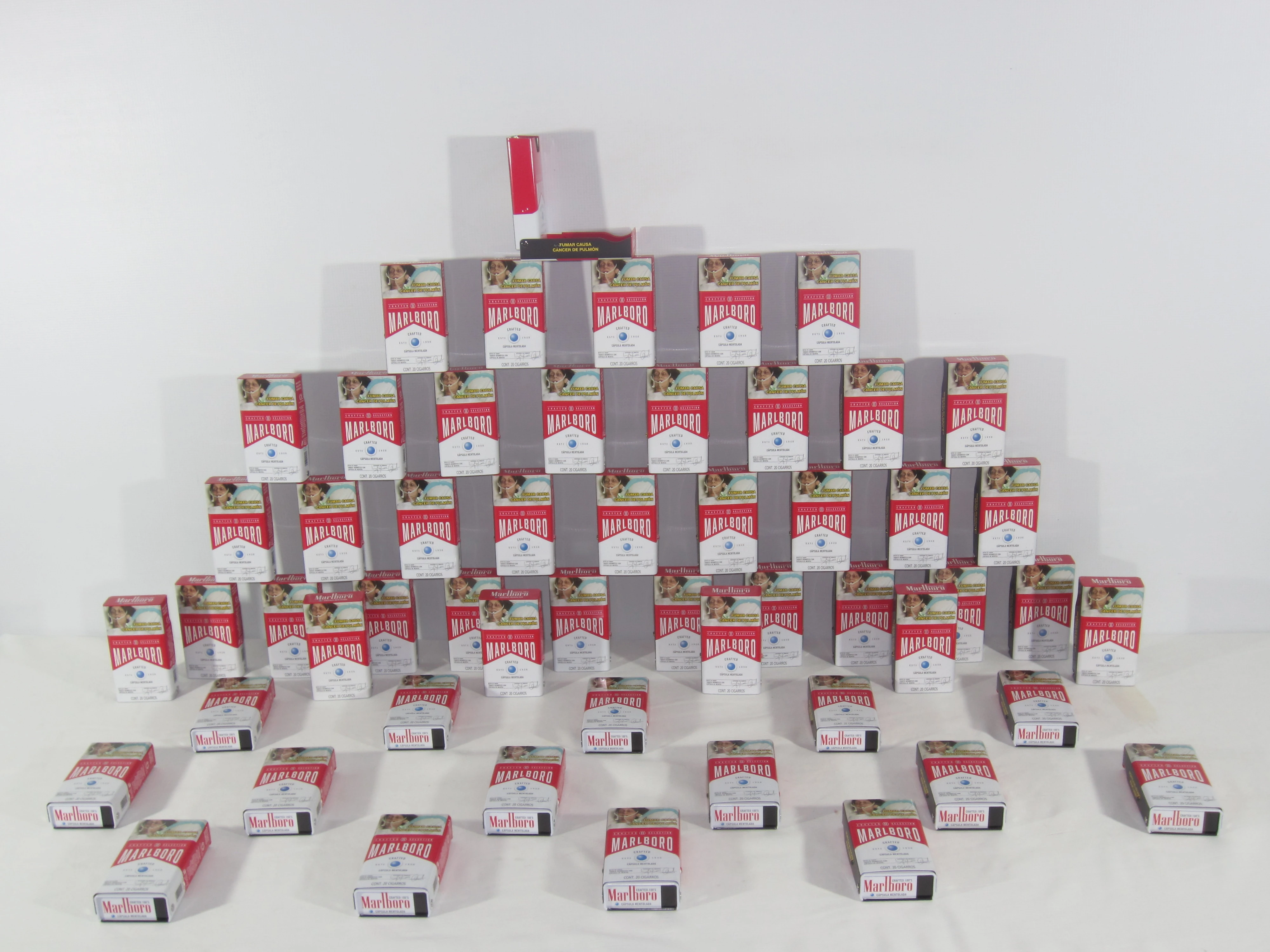 900 PZAS ESTUCHE METALICO DE LAMINA PROMOCIONAL PARA FUMADORES COLOR ROJO