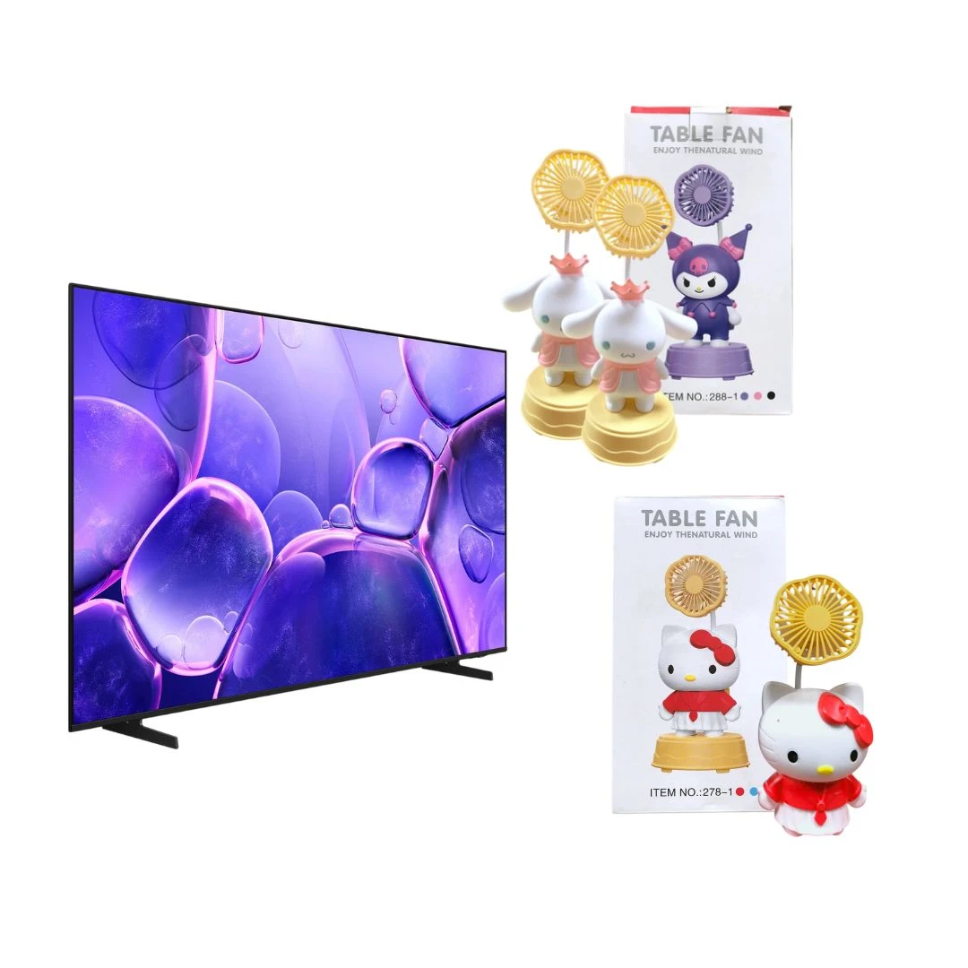 PANTALLA 65" UN65U8000FFXZX - 96 PZAS. APROX. VENTILADORES DE ESCRITORIO