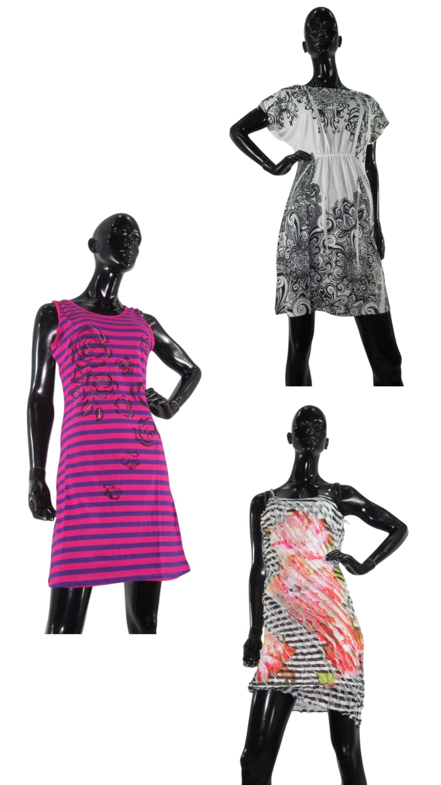 LOTE DE VESTIDOS DIVERSOS EN DIFERENTES ESTILOS Y COLORES #2