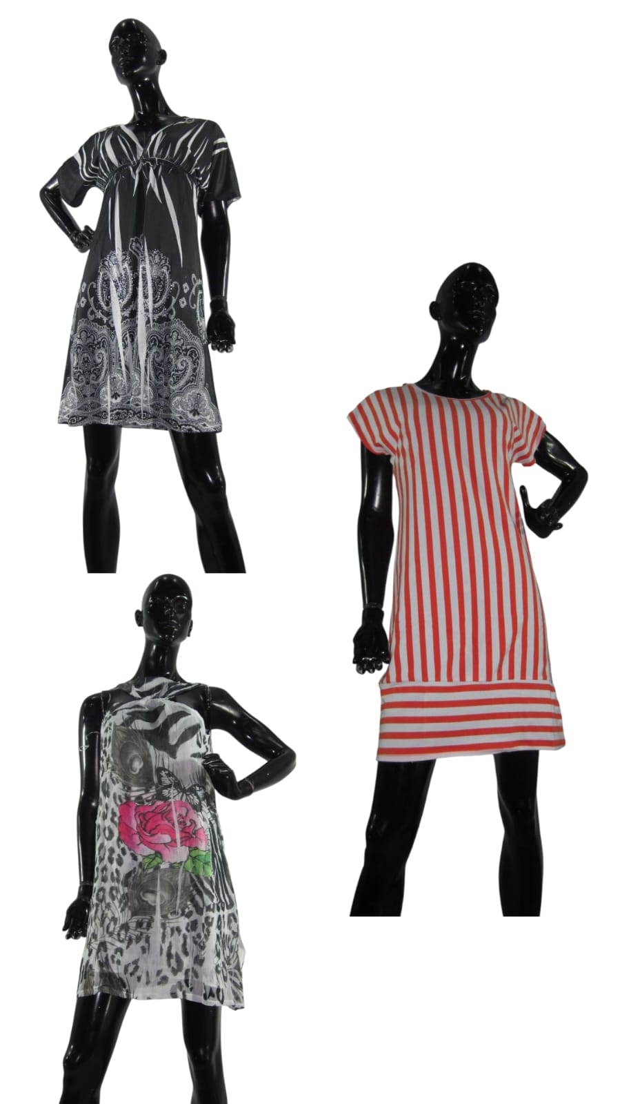 LOTE DE VESTIDOS DIVERSOS EN DIFERENTES ESTILOS Y COLORES #7