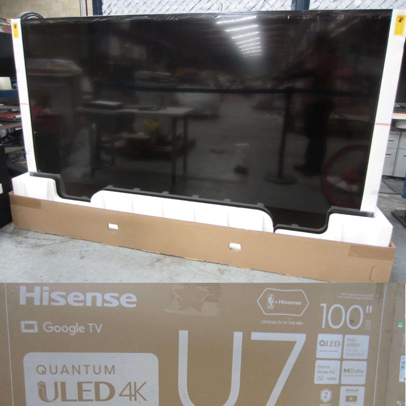 LOTE DE PANTALLA 100U7QG PRO: EXPERIENCIA CINEMATOGRÁFICA EN 100 PULGADAS