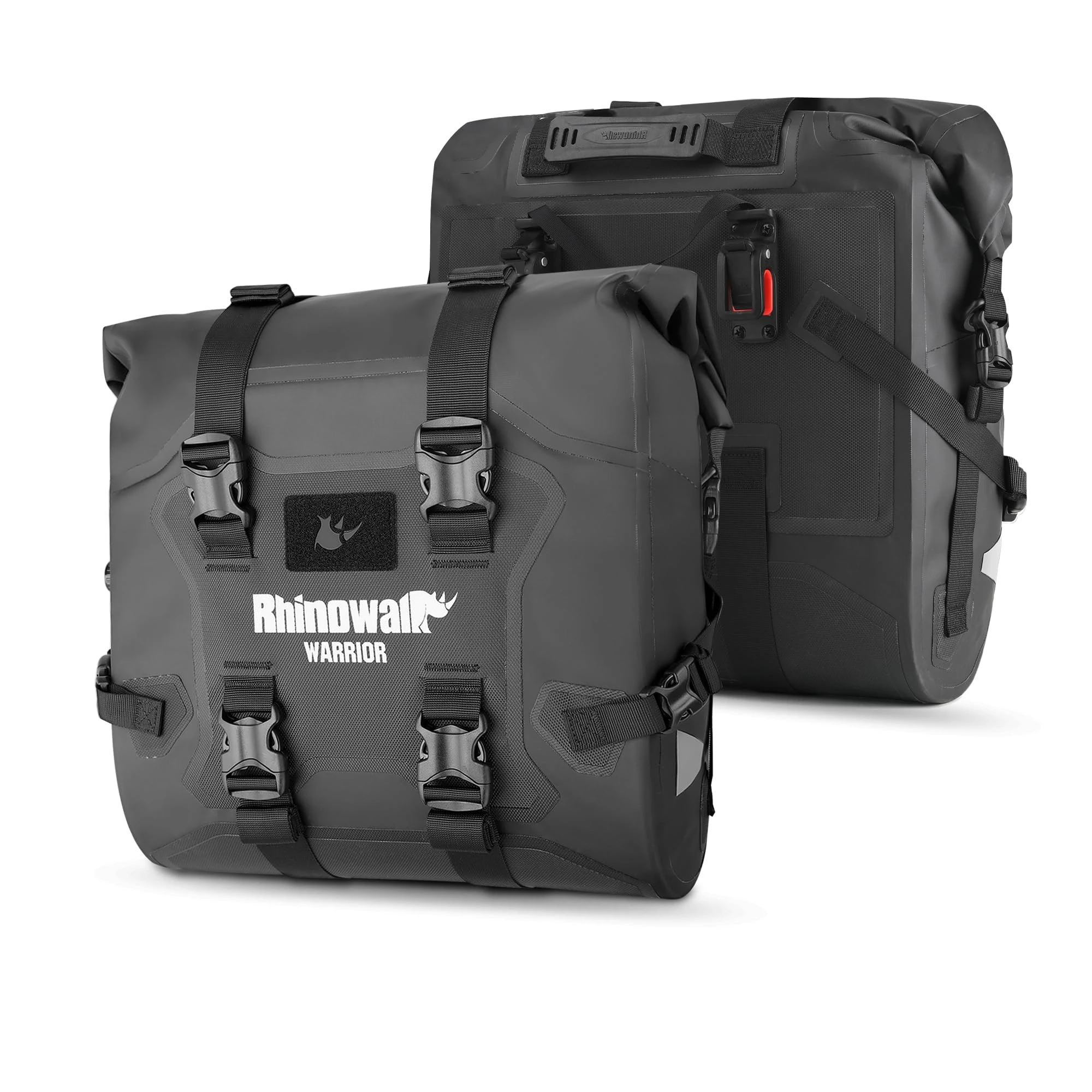 2 PZAS. ALFORJAS PARA MOTOCICLETA RHINOWALK WARRIOR MYS2406. — imagen 2