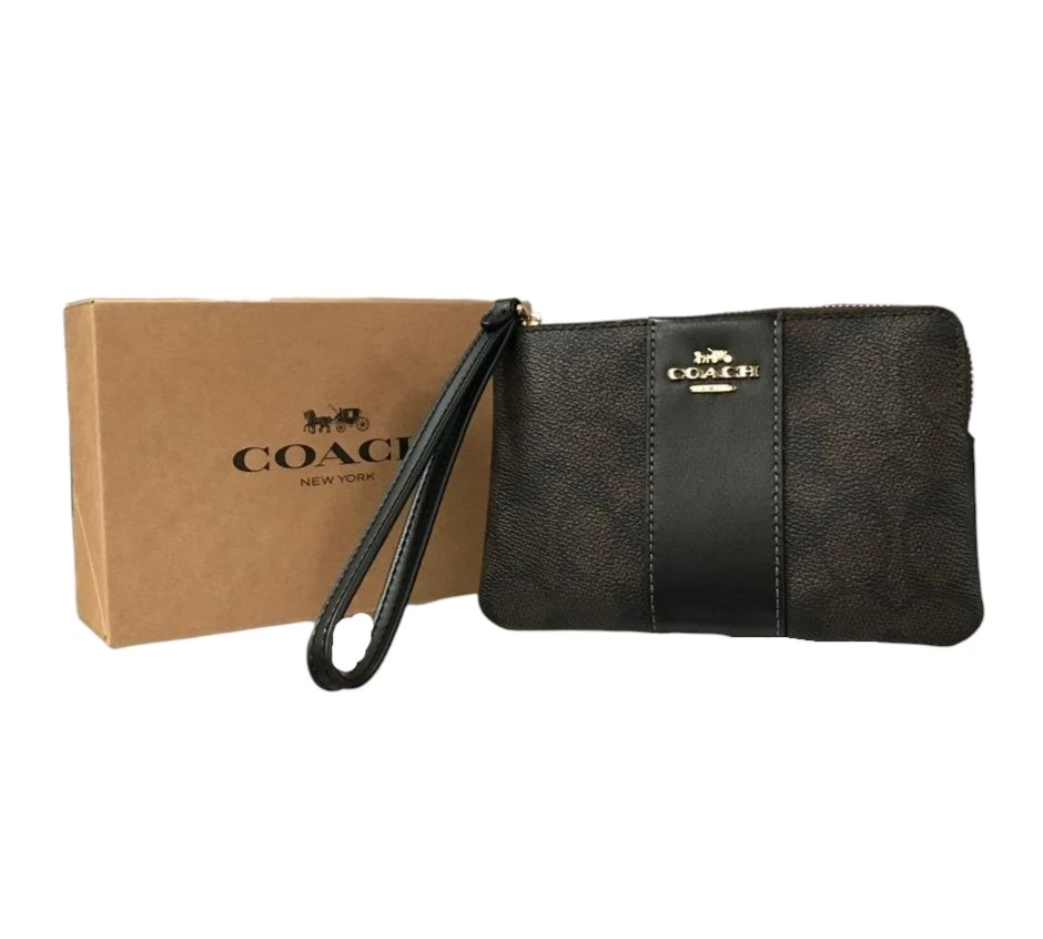 MONEDERO COACH CORNER ZIP NUEVO. — imagen 2