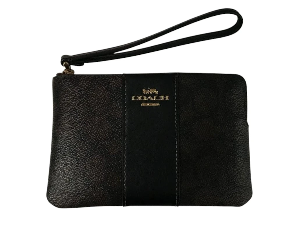 MONEDERO COACH CORNER ZIP NUEVO. — imagen 3