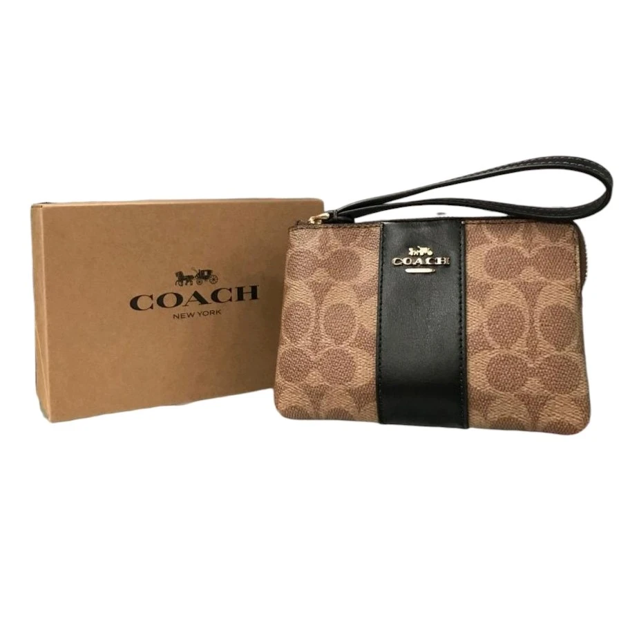 MONEDERO COACH CORNER ZIP NUEVO. — imagen 2