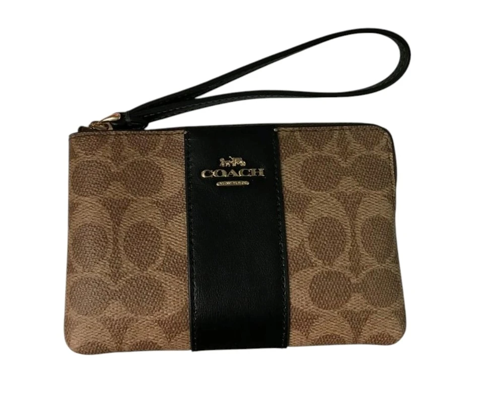 MONEDERO COACH CORNER ZIP NUEVO. — imagen 3