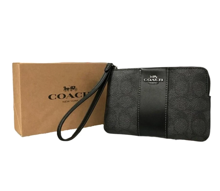 MONEDERO COACH CORNER ZIP NUEVO. — imagen 2