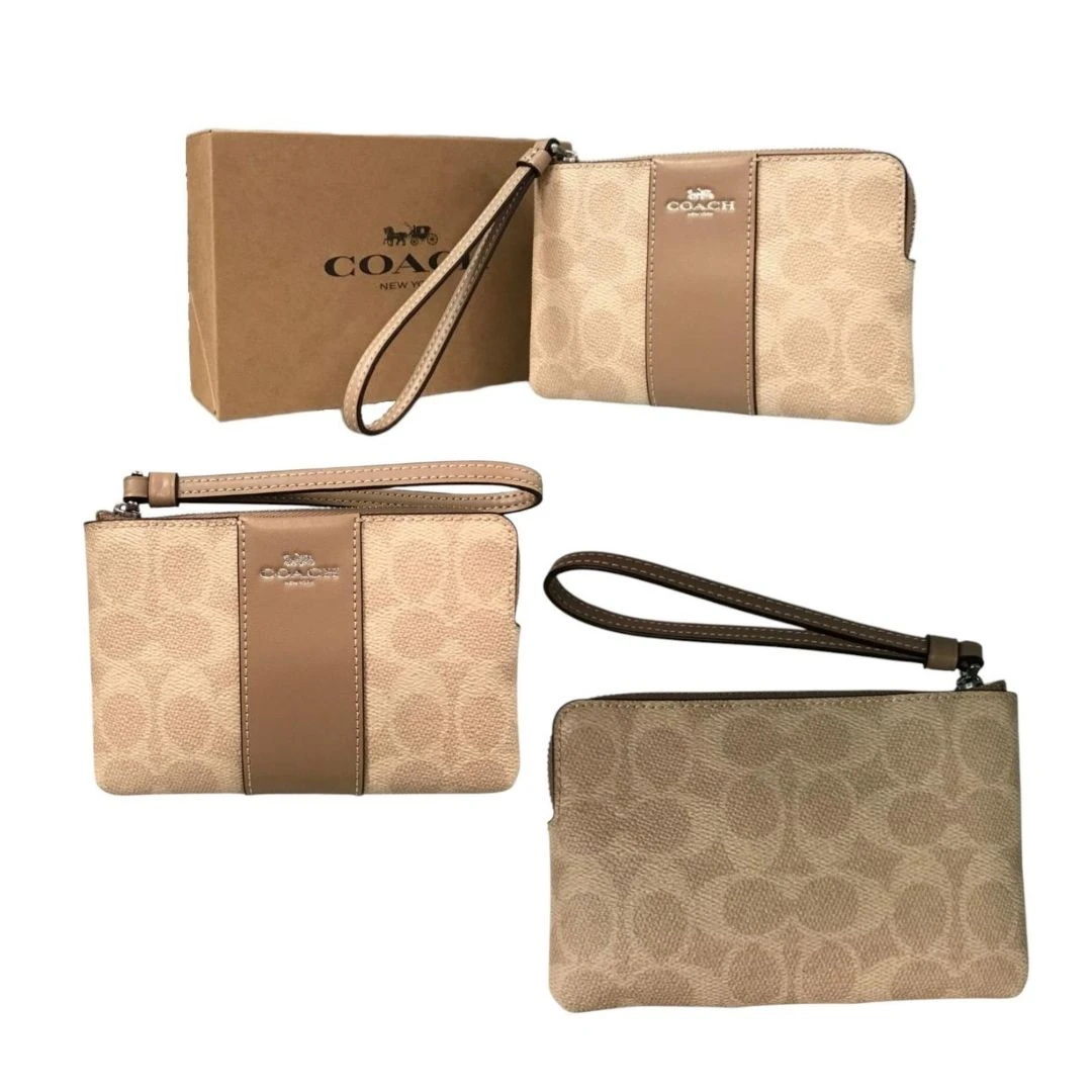 MONEDERO COACH CORNER ZIP NUEVO.