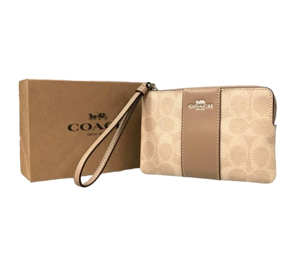 MONEDERO COACH CORNER ZIP NUEVO. — imagen 2