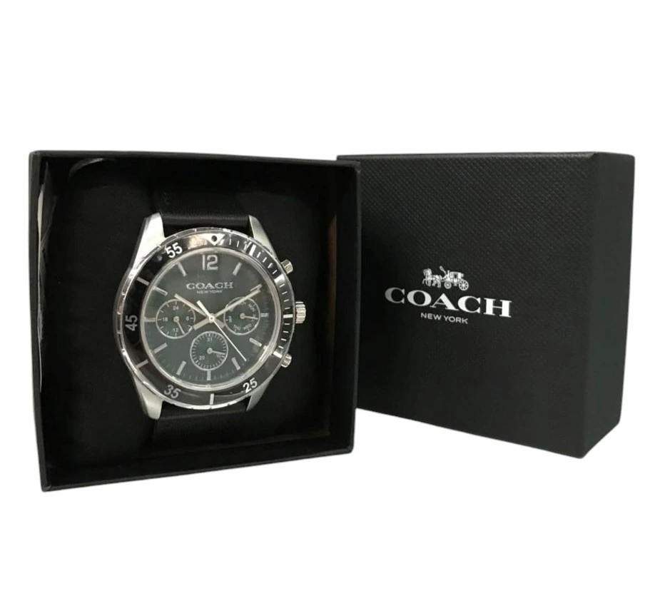 RELOJ COACH PARA CABALLERO MODELO MEN COLE CHRONOGRAPH 44 MM NUEVO. — imagen 3