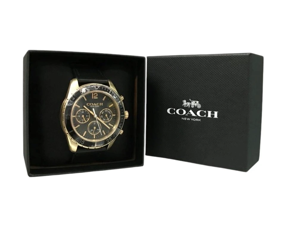 RELOJ COACH PARA CABALLERO MODELO MEN COLE CHRONOGRAPH 44 MM NUEVO. — imagen 2