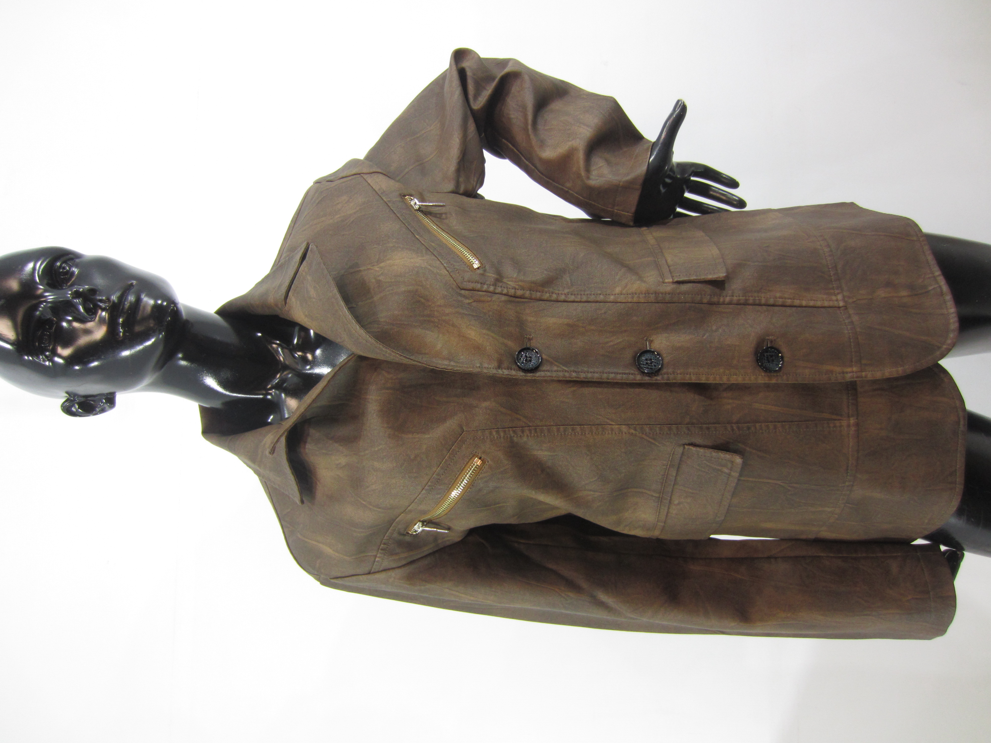 Lote conformado por: 16 Pzas Aprox Chaqueta color: marron obscuro