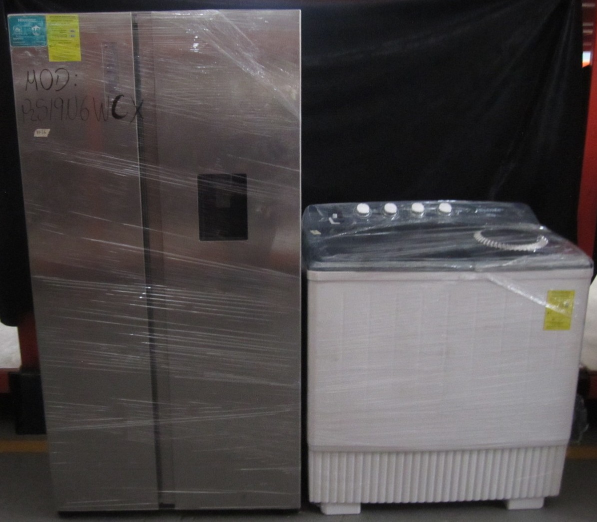 1 REFRIGERADOR Y 1 LAVADORA