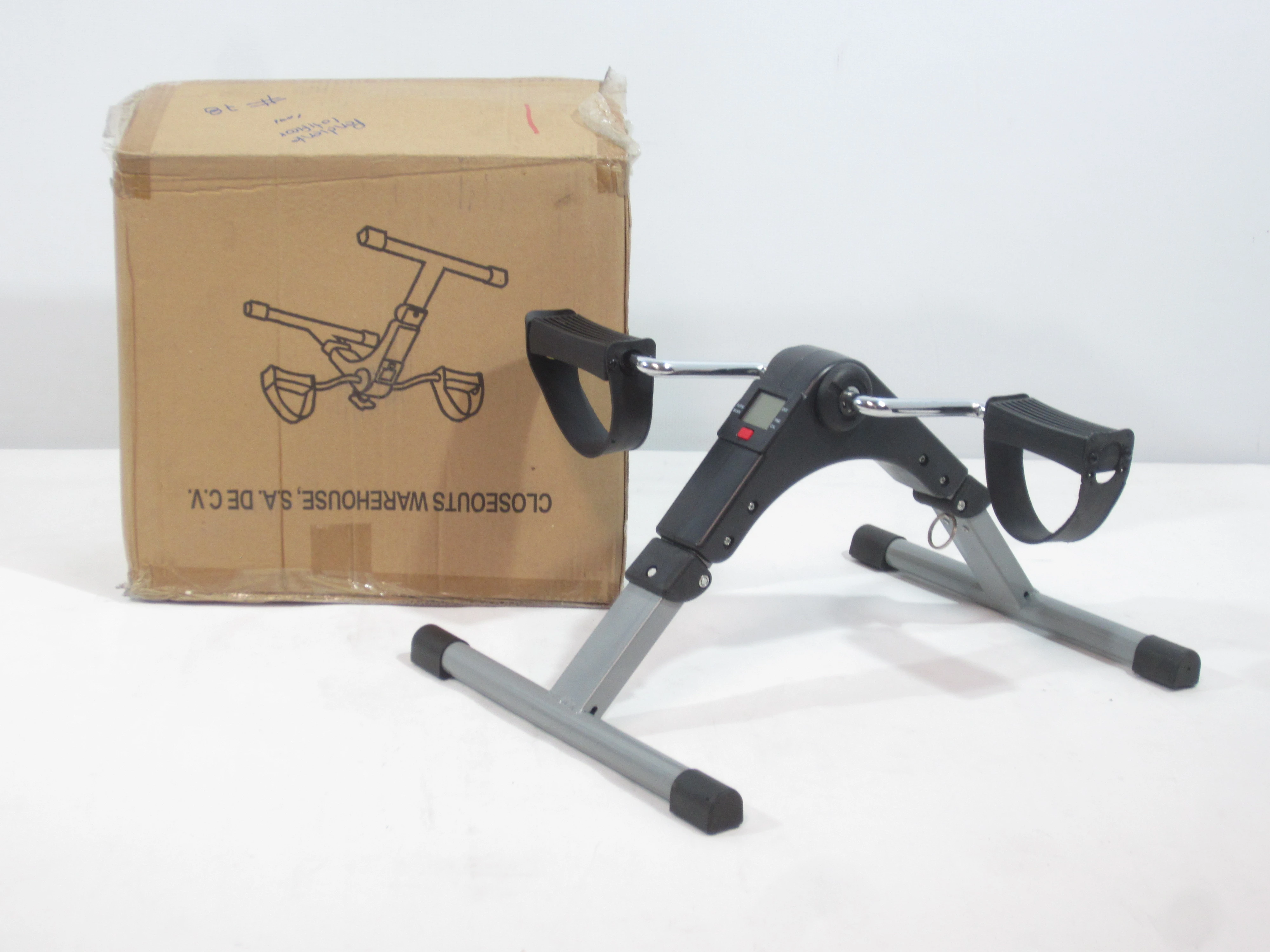 5 PZAS EJERCITADOR DE PEDAL PLEGABLE BICICLETA ESTATICA