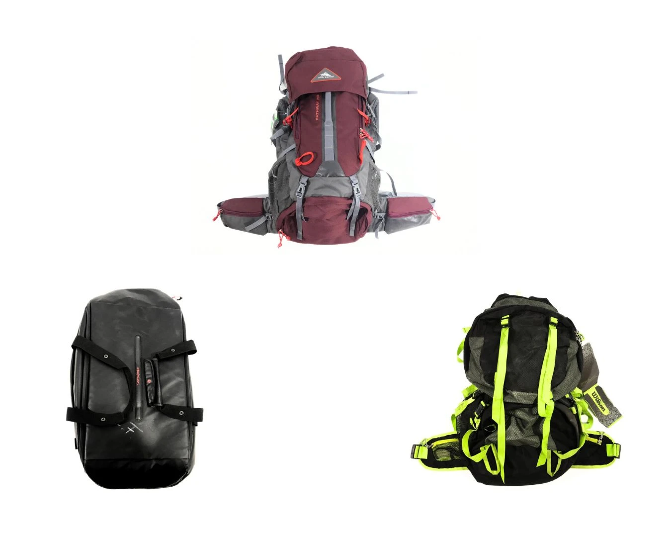3 PZS MOCHILAS DE ACAMPAR
