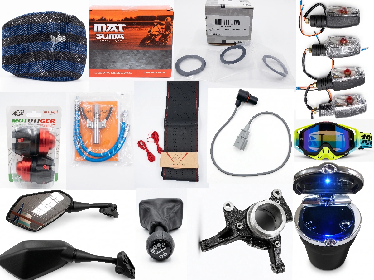 APROX. 20 PZAS. REFACCIONES PARA MOTOCICLETA - AUTOMÓVIL